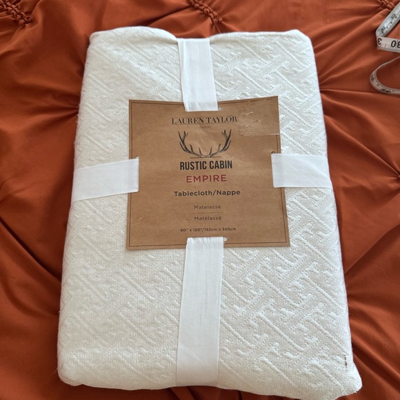 Rustic Cabin Other - Rustic Cabin Empire White Tablecloth